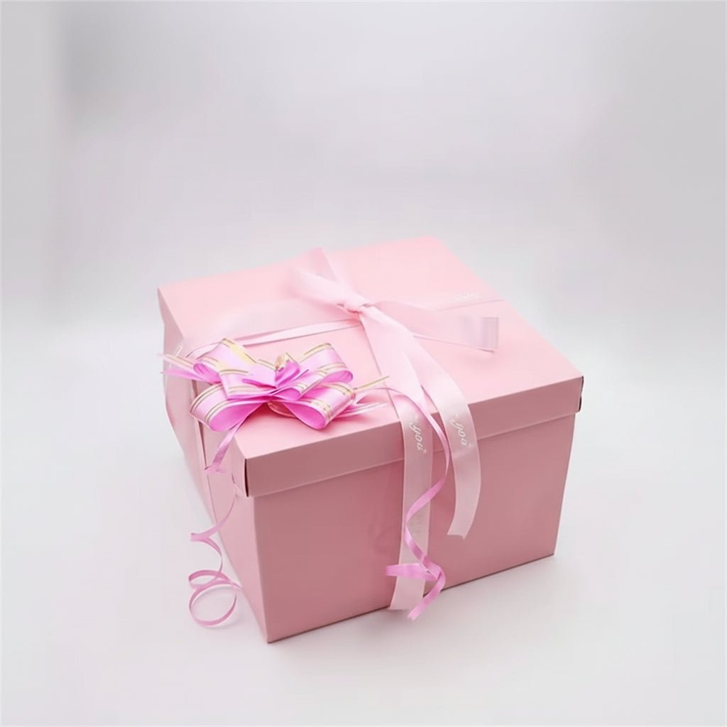 Customizable Memory Surprise Box with Four-Panel Design