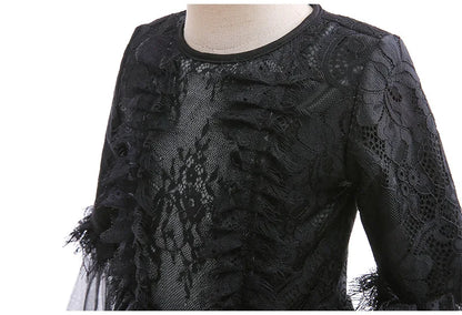 Majestic Villainess Costume Dress for Girls, Ages 4-6