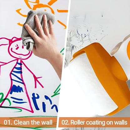 500g Wall Patch Roller Kit with Squeegee and Sandpaper for Repairs