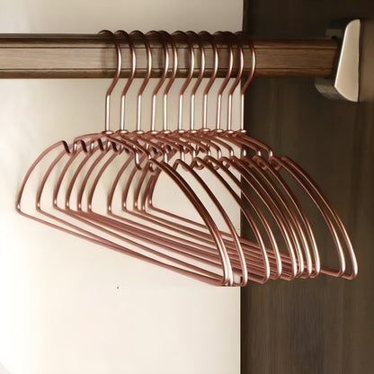 10-Piece Non-Bulge Clothes Hanger Set for Organized Wardrobe