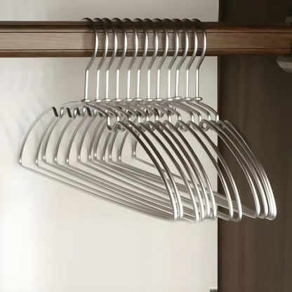 10-Piece Non-Bulge Clothes Hanger Set for Organized Wardrobe