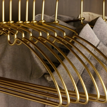 10-Piece Non-Bulge Clothes Hanger Set for Organized Wardrobe