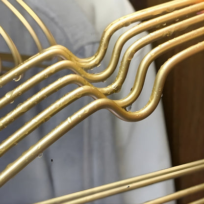 10-Piece Non-Bulge Clothes Hanger Set for Organized Wardrobe