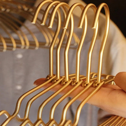 10-Piece Non-Bulge Clothes Hanger Set for Organized Wardrobe