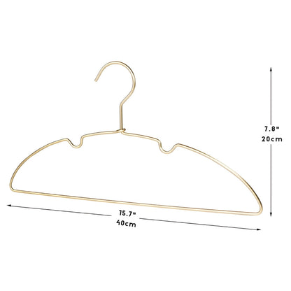 10-Piece Non-Bulge Clothes Hanger Set for Organized Wardrobe