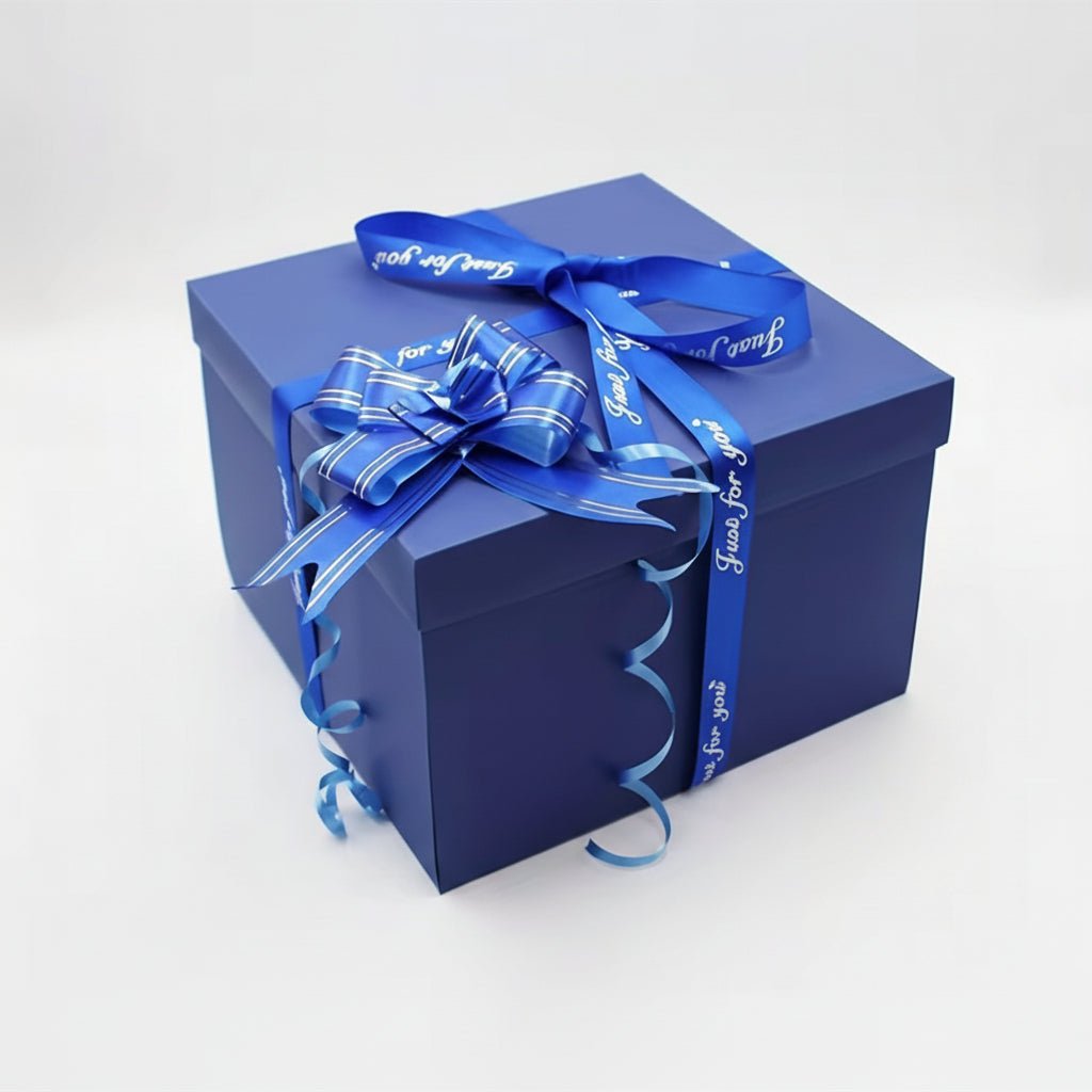 Customizable Memory Surprise Box with Four-Panel Design