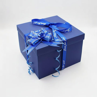 Customizable Memory Surprise Box with Four-Panel Design