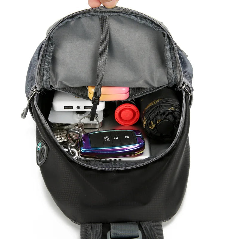 Waterproof Anti-Theft Shoulder Backpack with RFID Shielding – Lightweight Travel Bag for Safety