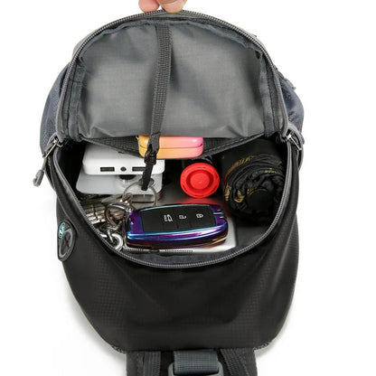 Waterproof Anti-Theft Shoulder Backpack with RFID Shielding – Lightweight Travel Bag for Safety