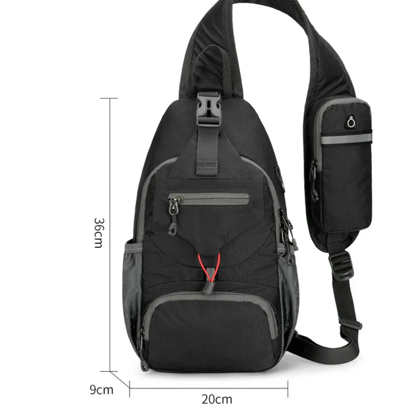 Waterproof Anti-Theft Shoulder Backpack with RFID Shielding – Lightweight Travel Bag for Safety