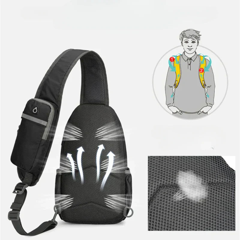 Waterproof Anti-Theft Shoulder Backpack with RFID Shielding – Lightweight Travel Bag for Safety