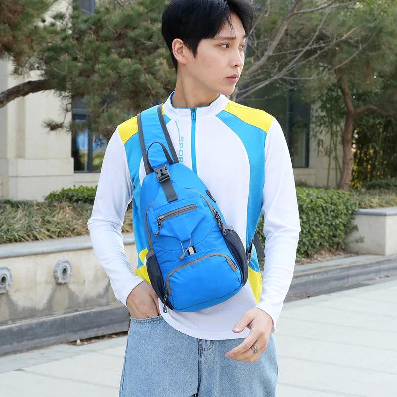 Waterproof Anti-Theft Shoulder Backpack with RFID Shielding – Lightweight Travel Bag for Safety