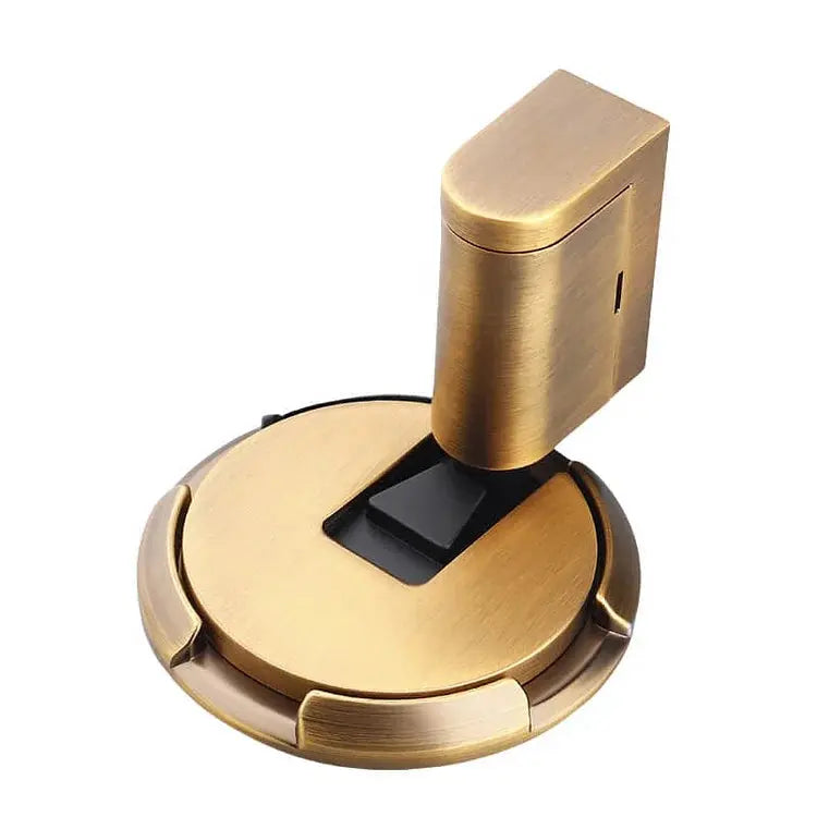 Floor Door Stop with Locking Mechanism – Sturdy Zinc Alloy Construction