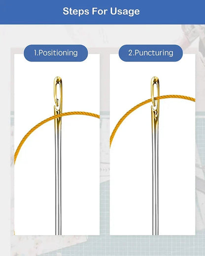 Effortless Needle Threading Set with Side Slot – 30 Varieties