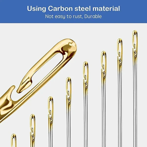 Effortless Needle Threading Set with Side Slot – 30 Varieties