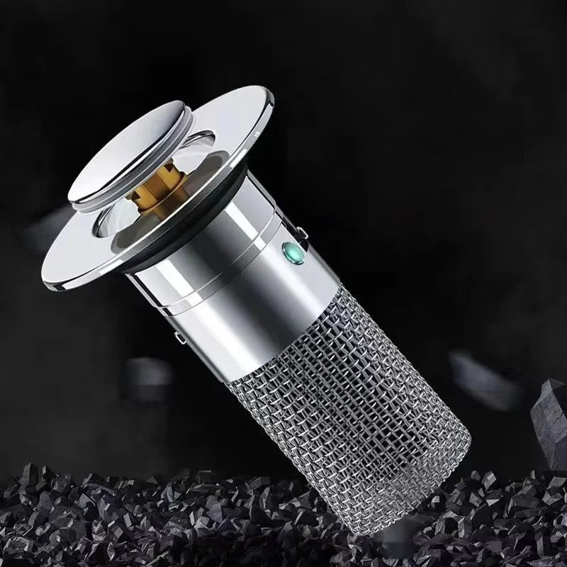 Smart Drain Stopper with Integrated Debris Filter