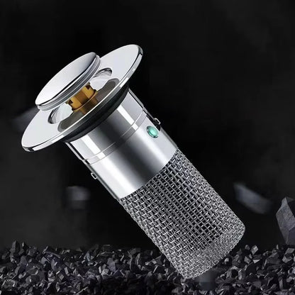 Smart Drain Stopper with Integrated Debris Filter