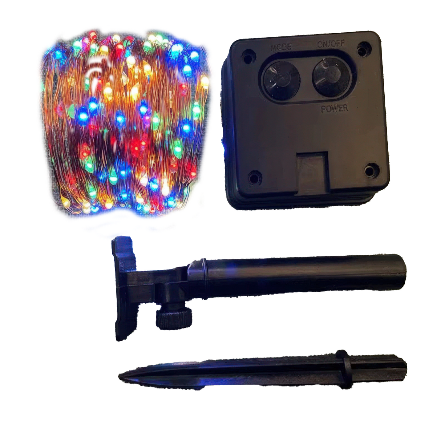 LED Garden Lights with Solar Power, Flexible Copper Wire & Auto Sensor