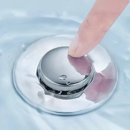Smart Drain Stopper with Integrated Debris Filter
