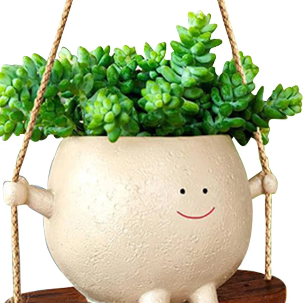 Charming Suspended Planter for Small Greens