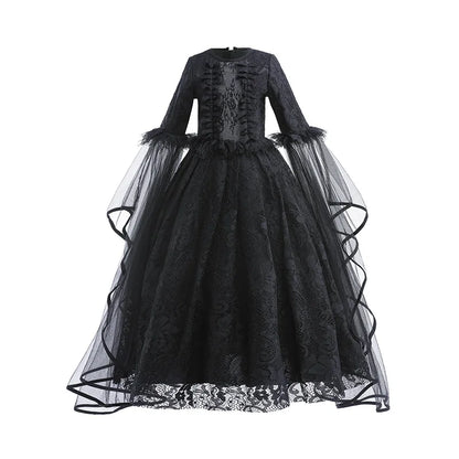 Majestic Villainess Costume Dress for Girls, Ages 4-6