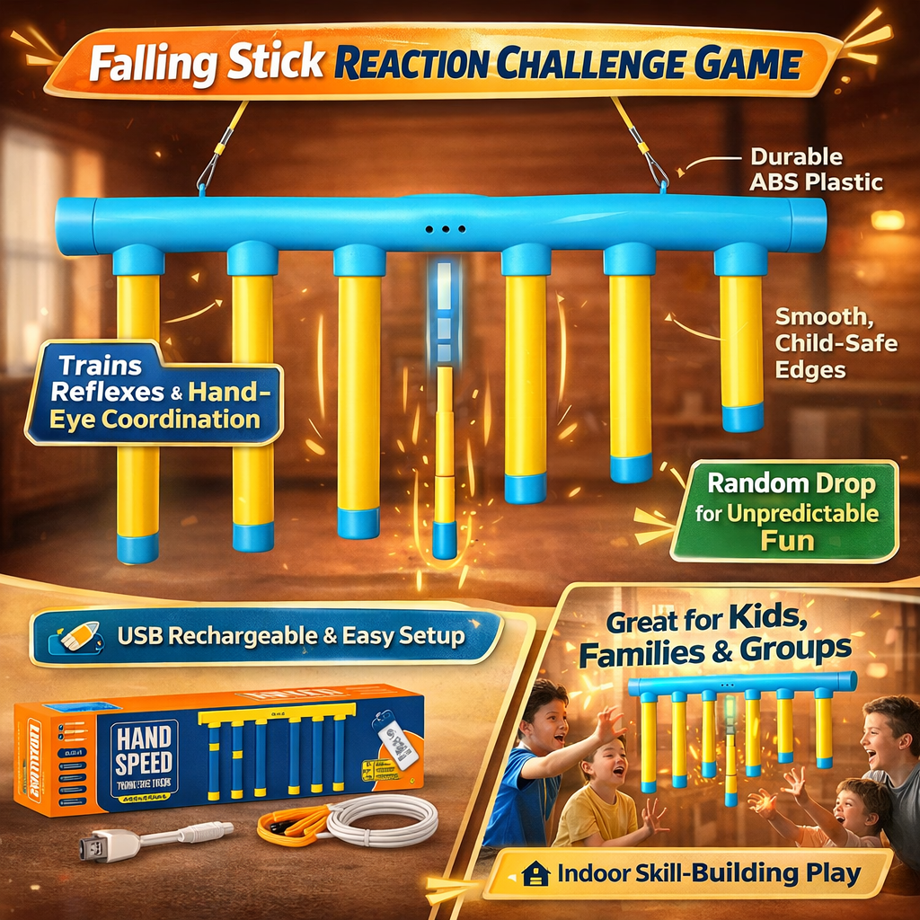 Adjustable Speed Kids Game for Reflex Training and Coordination Skills