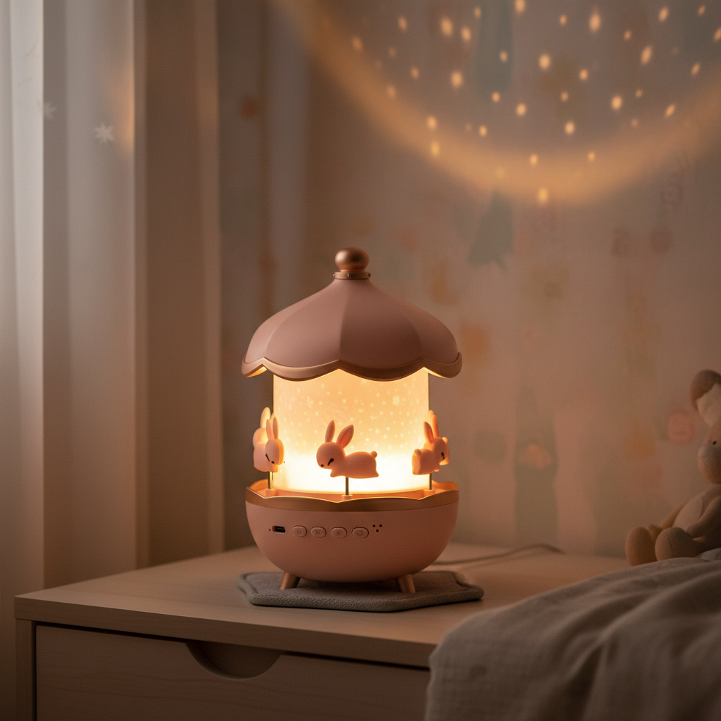 Children's Night Projector with 12 Themes and Soothing Melodies for Relaxing Bedtime