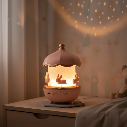 Children's Night Projector with 12 Themes and Soothing Melodies for Relaxing Bedtime