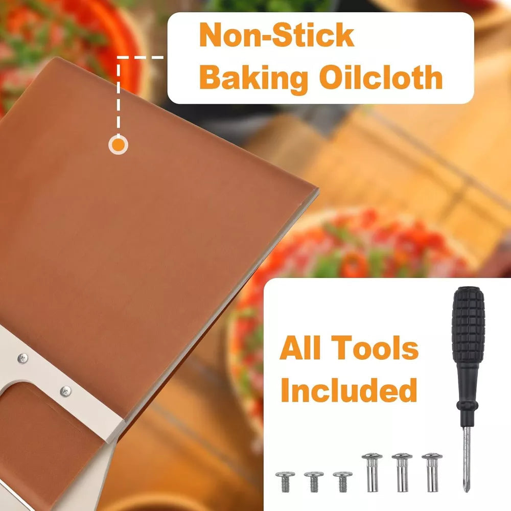 Premium Pizza Transfer Board with Ergonomic Handle