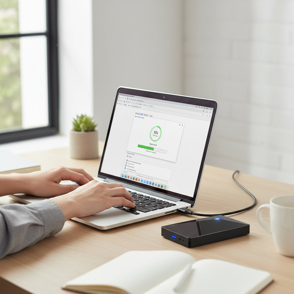Lightweight External Hard Drive – Slim Portable SSD with USB Connectivity