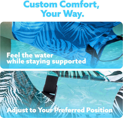 Inflatable Pool Float Chair with Adjustable Backrest – Lightweight Comfort