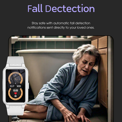 Senior Smartwatch with Fall Detection and GPS Tracking - Dependable Alerts