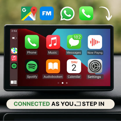 Wireless CarPlay and Android Auto Adapter with HD Touchscreen for Cars