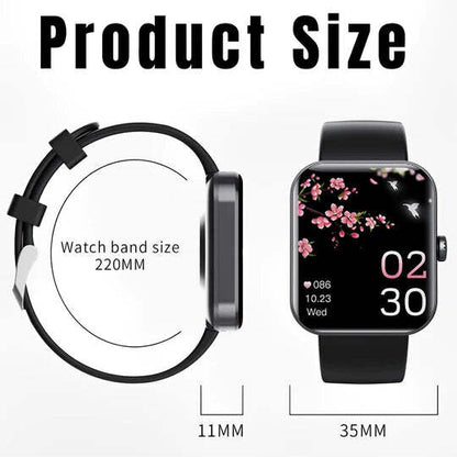 Lightweight Fitness Tracker Watch with Sleep Monitoring for Daily Health