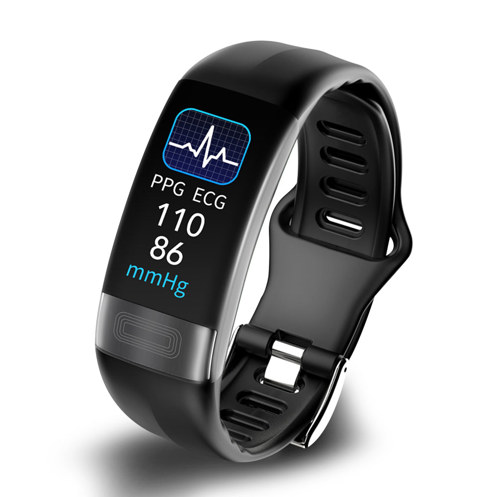 Fitness Tracker Bracelet with Blood Pressure and SpO2 Monitoring for Daily Health