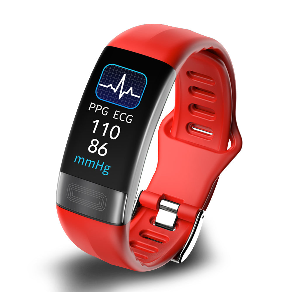 Fitness Tracker Bracelet with Blood Pressure and SpO2 Monitoring for Daily Health