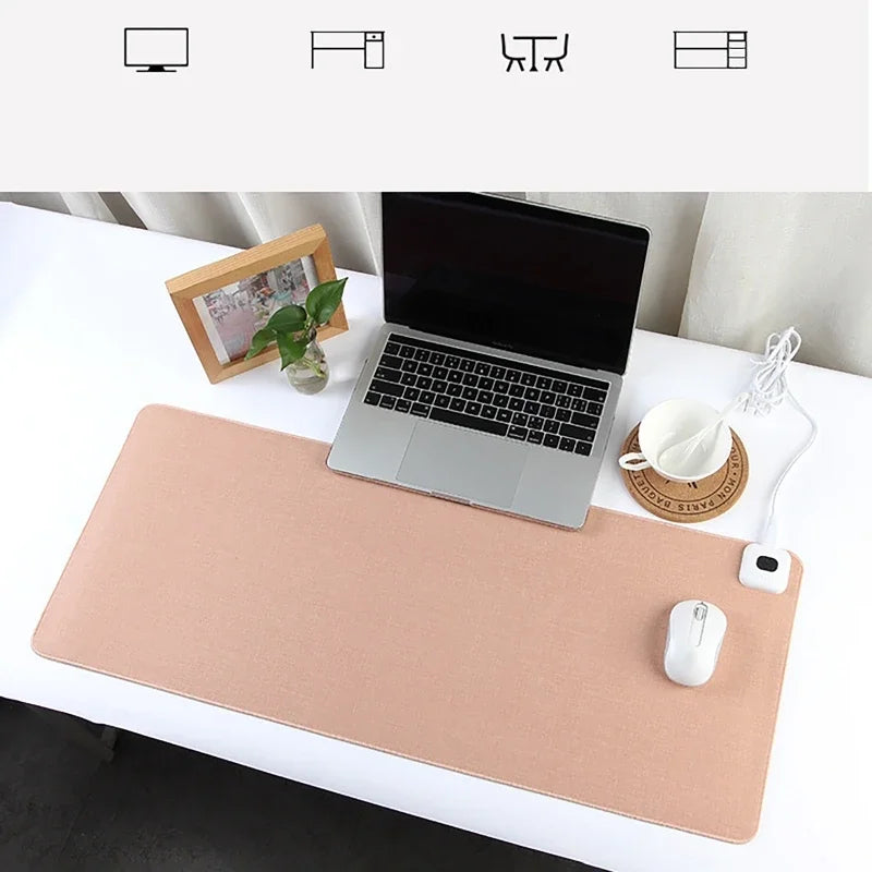 Temperature-Controlled Heated Mouse Pad for Comfortable Use