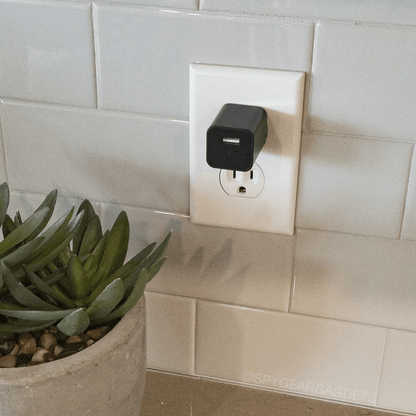 USB Wall Charger Security Camera - 1080P HD Video Streaming for Home Use