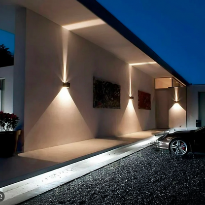 Wireless LED Wall Light with Motion Sensor – Rechargeable Battery, Cube Design