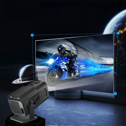 Compact WiFi Projector with Bluetooth – Adjustable Angle for Home Use