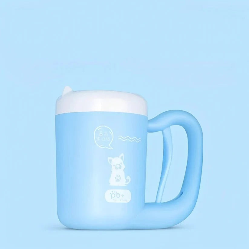 Paw Cleaning Cup with 360° Soft Bristles for Easy Outdoor Use