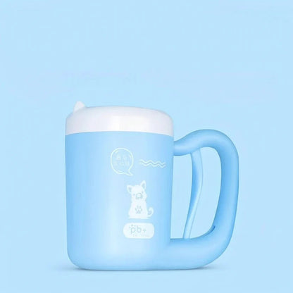 Paw Cleaning Cup with 360° Soft Bristles for Easy Outdoor Use
