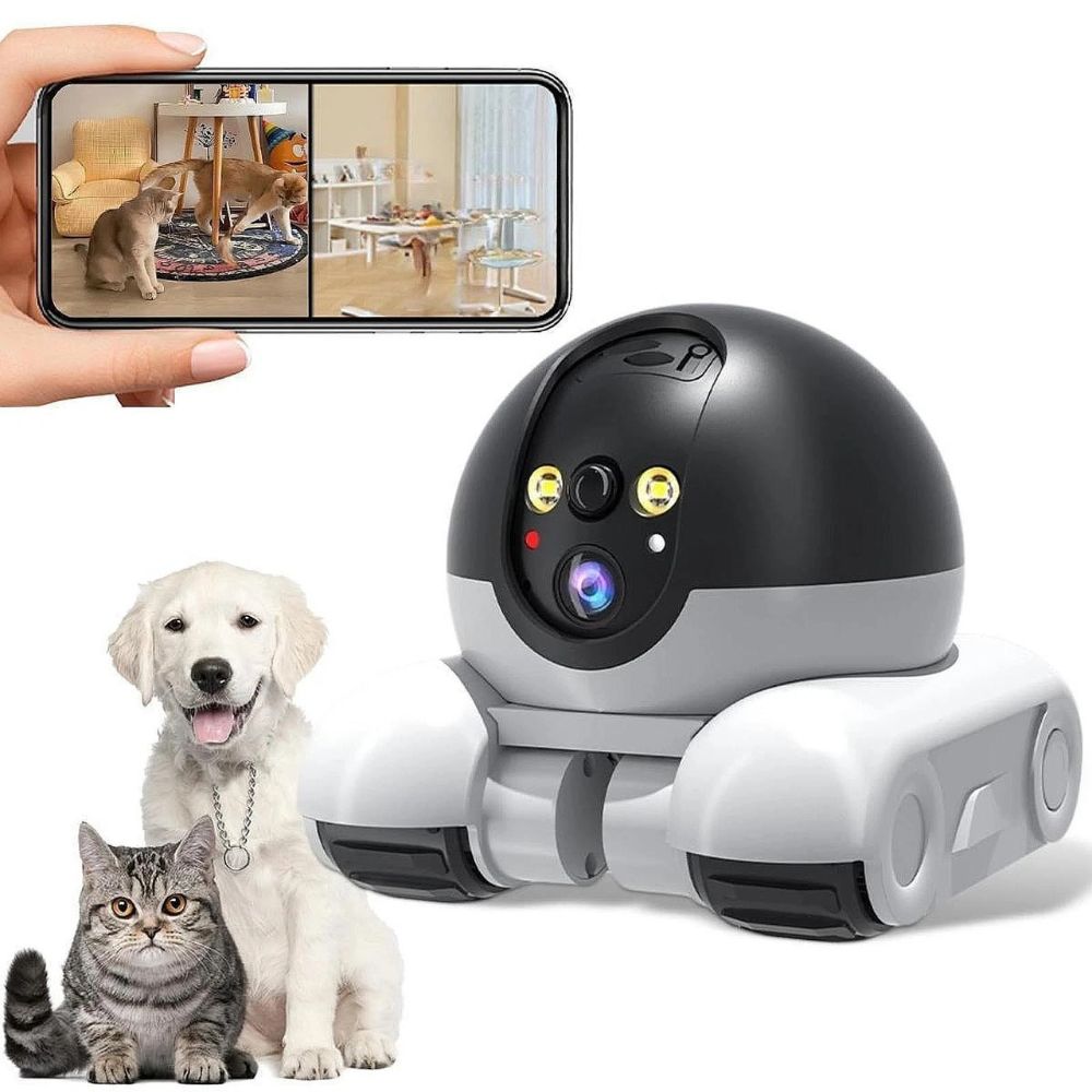1080P HD Pet Camera for Real-Time Monitoring with Mobile Control