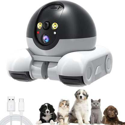 1080P HD Pet Camera for Real-Time Monitoring with Mobile Control