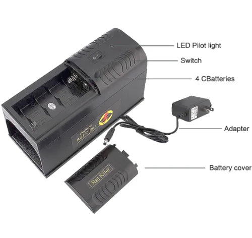 Electric Mouse Trap for Safe Rodent Control – Humane Dispatch System