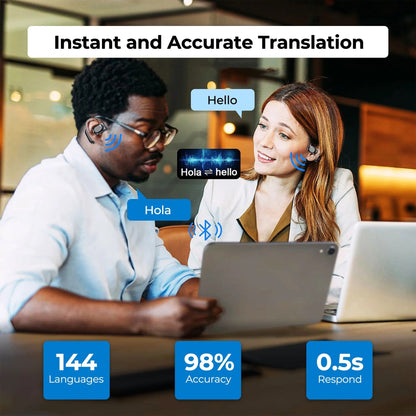 Noise-Canceling Earbuds for Real-Time Translation | Ideal for Travelers