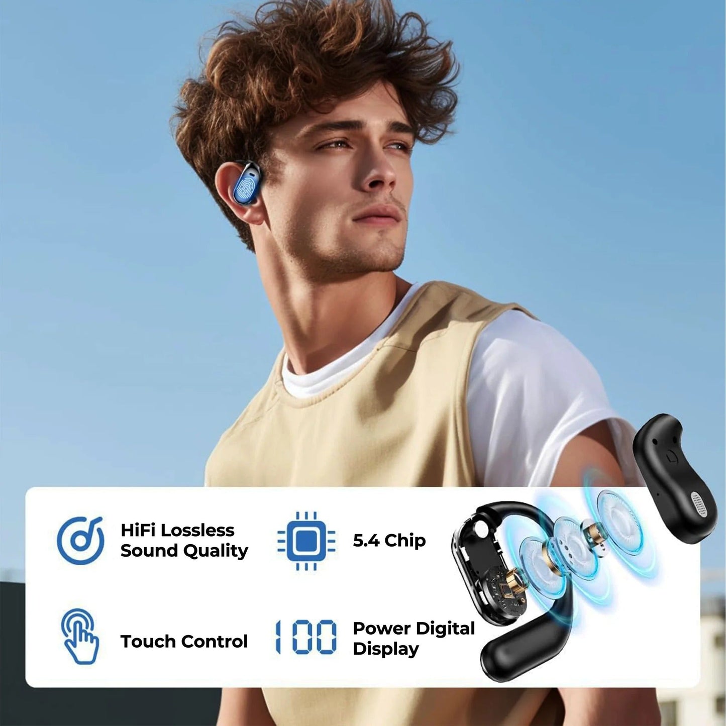 Noise-Canceling Earbuds for Real-Time Translation | Ideal for Travelers