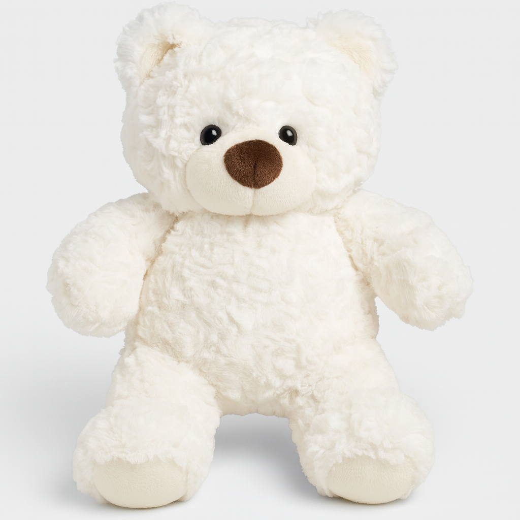Plush Toy of a Snowy Bear for Cozy Snuggles