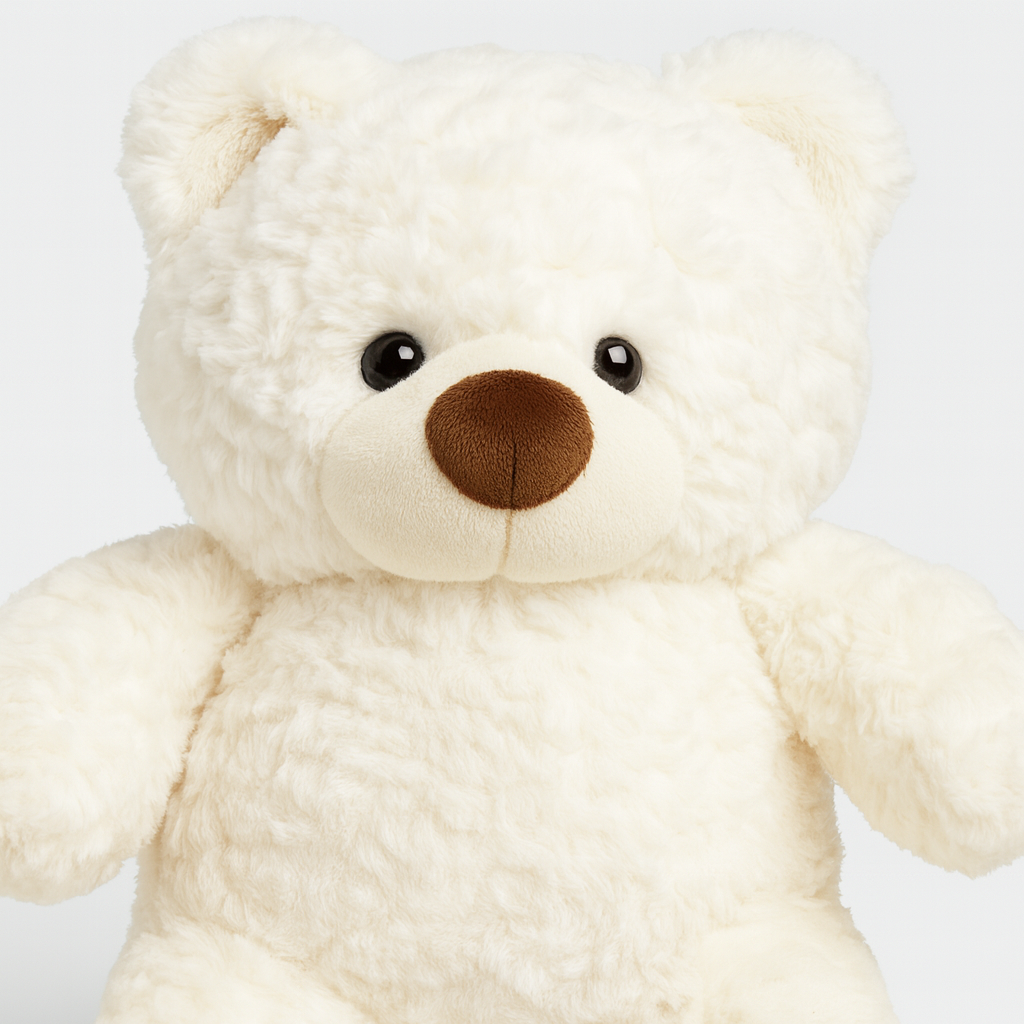 Plush Toy of a Snowy Bear for Cozy Snuggles