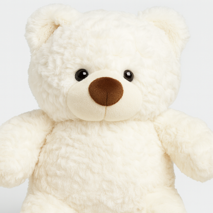 Plush Toy of a Snowy Bear for Cozy Snuggles